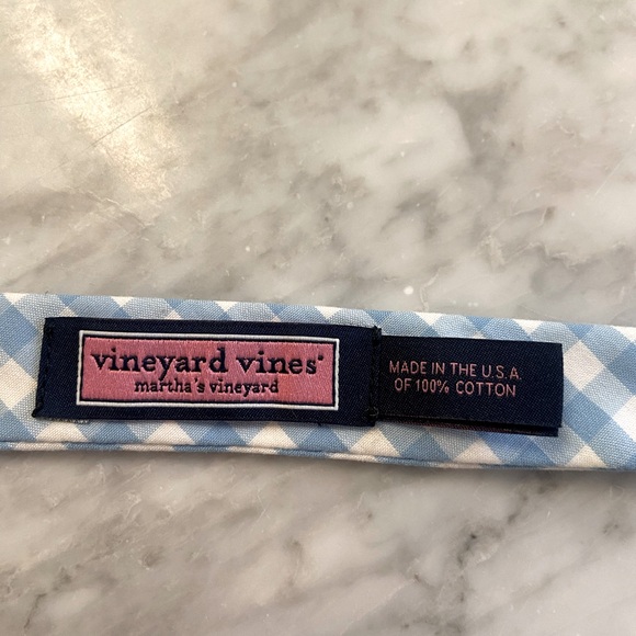 Vineyard Vine Gingham Bow Tie - Picture 3 of 5
